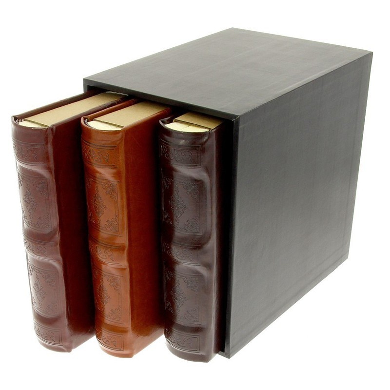 Set 3 albume format 10x15, 600 poze, piele ecologica, cutie decorativa lemn - imagine 5